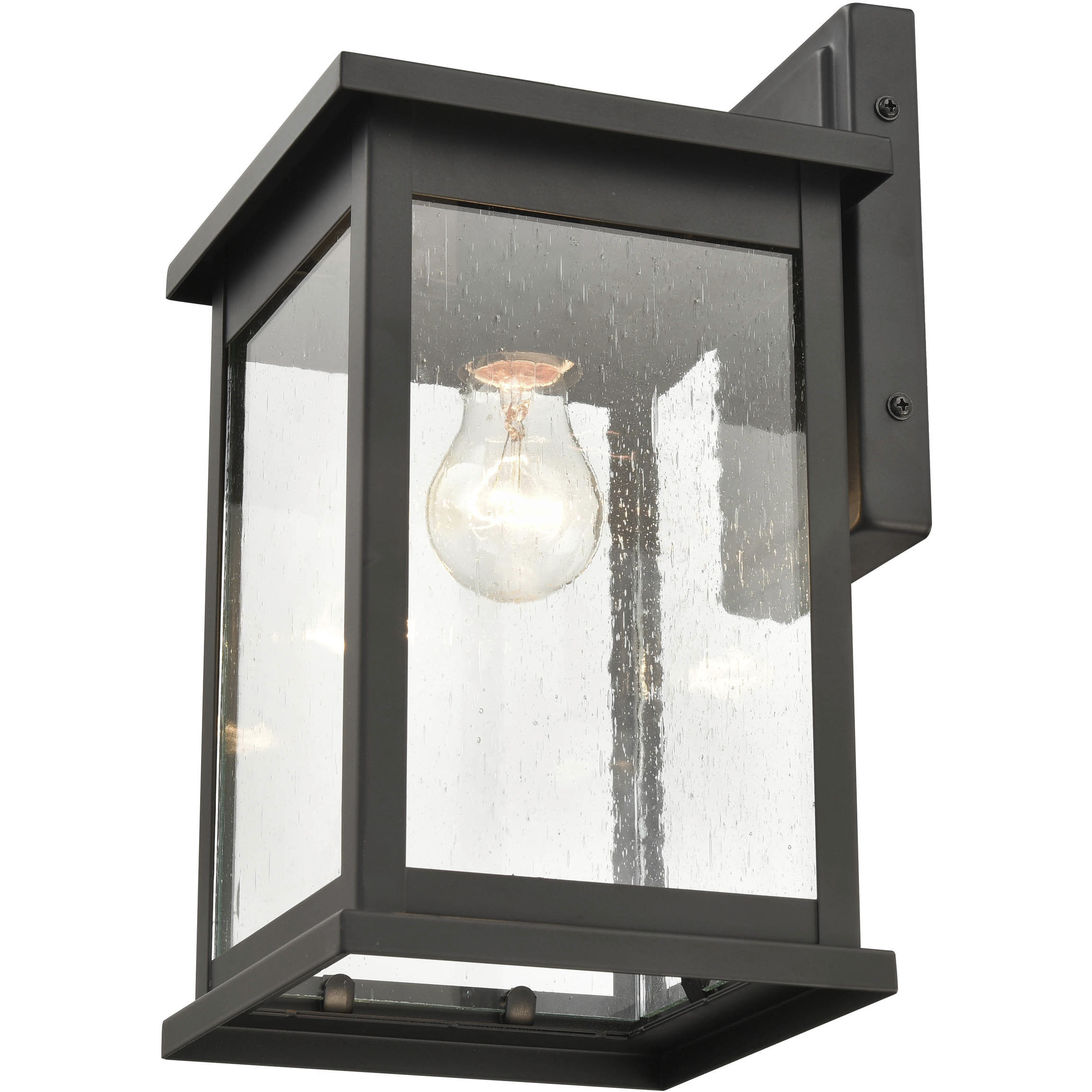 Bowton 1 Light 13 inch Powder Coated Black Outdoor Wall Sconce